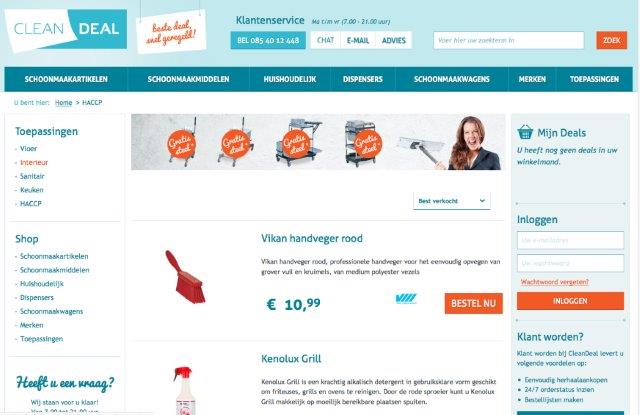 CleanDeal komt met uitgebreid HACCP gamma