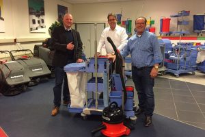 Numatic schoonmakers in opleiding