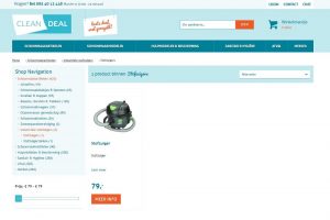 stofzuiger webshop CleanDeal