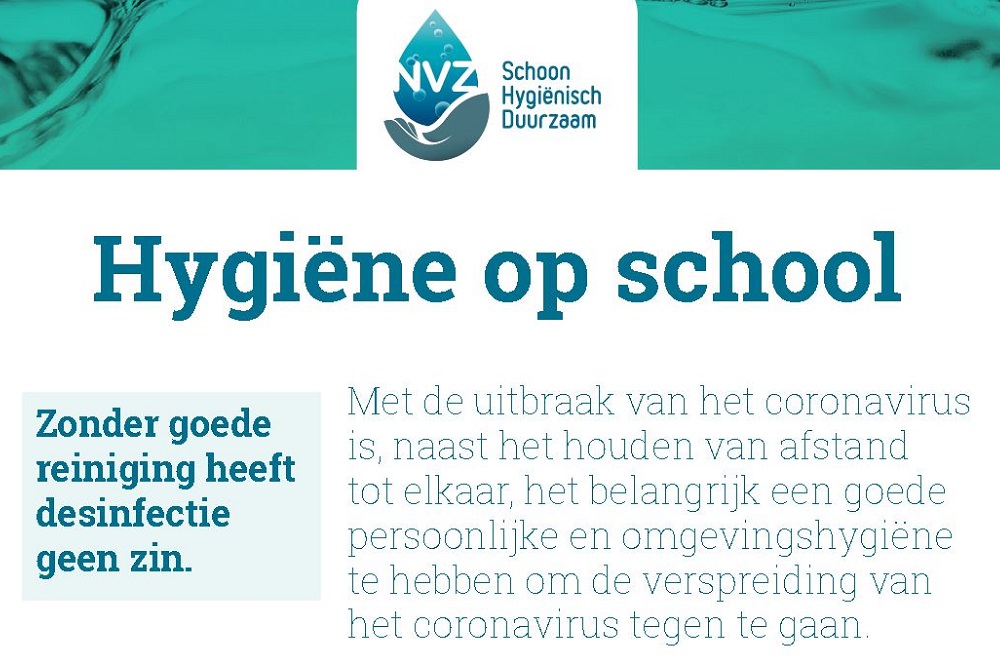 NVZ publiceert uitgave over reiniging en desinfectie scholen