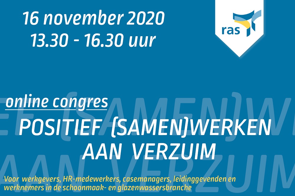 RAS organiseert congres Positief (samen)werken aan verzuim