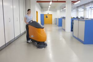 Lithium-ion batterijen als optie bij TASKI op (middel)grote machines